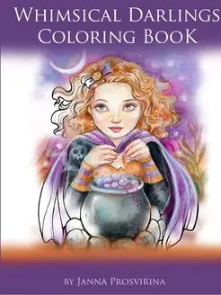 Whimsical Darlings Coloring Book