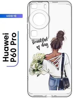 Прозрачный чехол на Huawei P60 pro