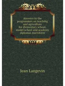 Answers to the programmes on teaching