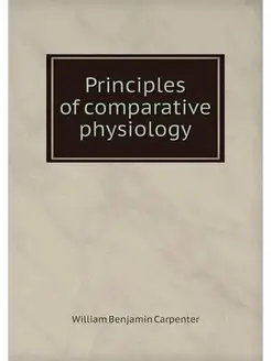 Principles of comparative physiology