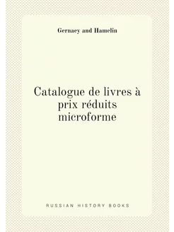 Catalogue de livres à prix réduits microforme