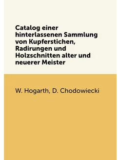 Catalog einer hinterlassenen Sammlung von Kupferstic