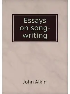 Essays on song-writing