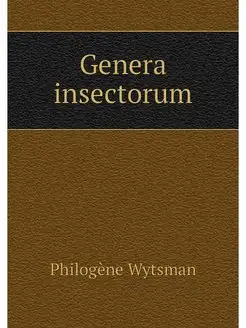 Genera insectorum