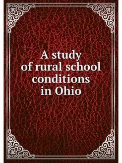 A study of rural school conditions in