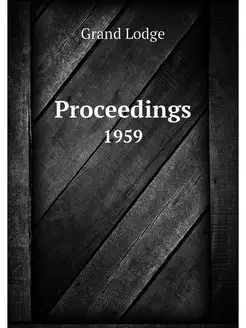 Proceedings. 1959