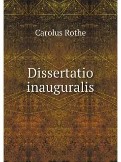 Dissertatio inauguralis