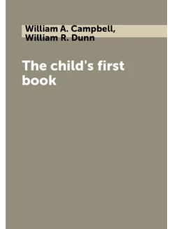 The child's first book