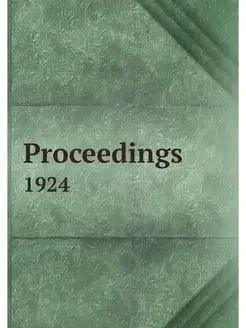 Proceedings. 1924