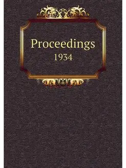 Proceedings. 1934