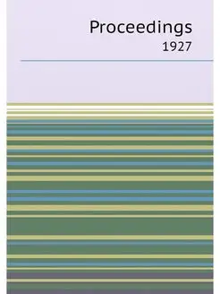 Proceedings. 1927