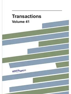 Transactions. Volume 41