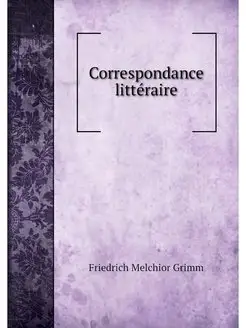 Correspondance litteraire