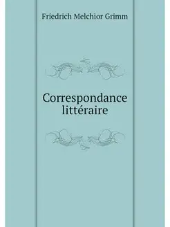 Correspondance litteraire