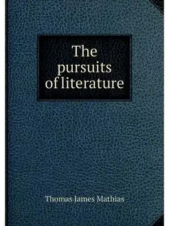 The pursuits of literature