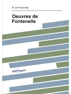 Oeuvres de Fontenelle