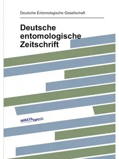 Deutsche entomologische Zeitschrift