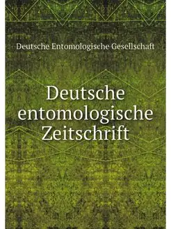 Deutsche entomologische Zeitschrift