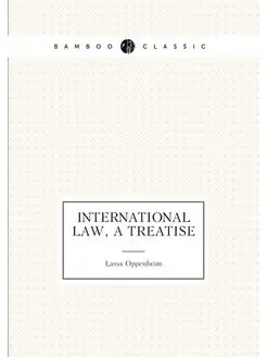 International law, a treatise