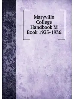 Maryville College Handbook M Book 1935-1936