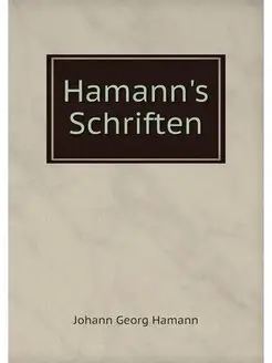 Hamann's Schriften