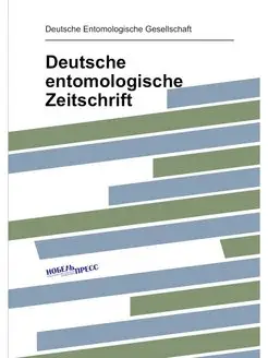 Deutsche entomologische Zeitschrift