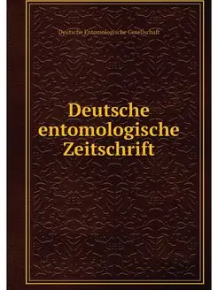 Deutsche entomologische Zeitschrift