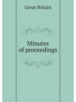 Minutes of proceedings