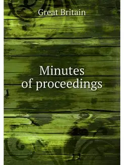 Minutes of proceedings