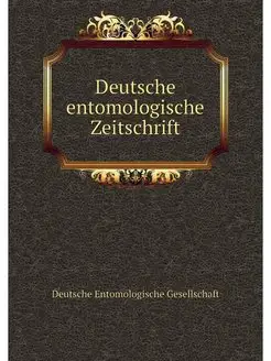 Deutsche entomologische Zeitschrift