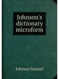 Johnson's dictionary microform