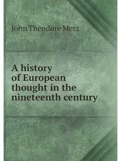 A history of European thought in the