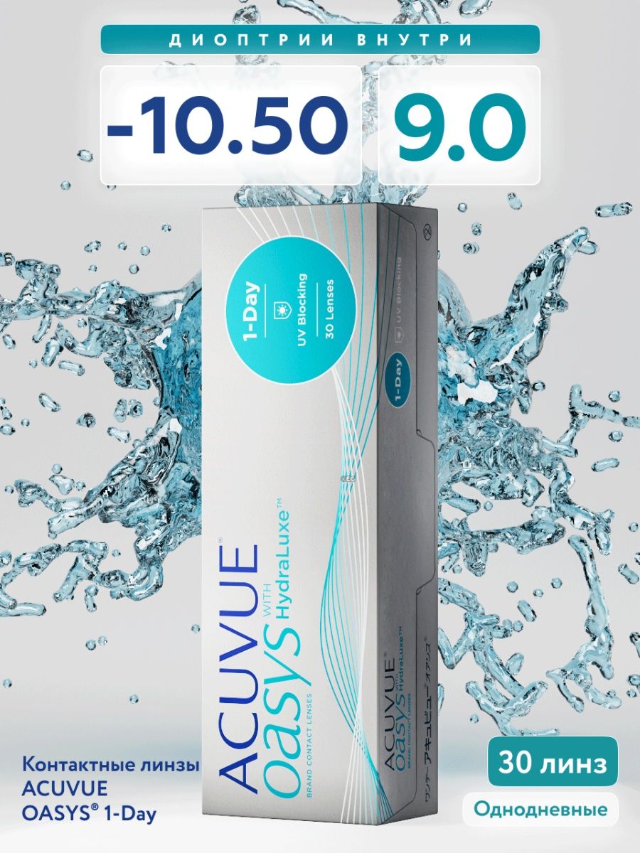 Однодневные линзы acuvue oasys 1 day