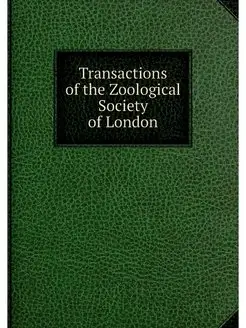 Transactions of the Zoological Societ