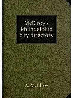 McElroy's Philadelphia city directory