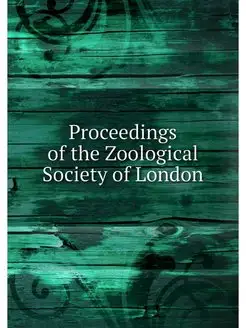 Proceedings of the Zoological Society