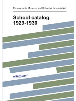 School catalog, 1929-1930