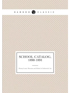 School catalog, 1890-1891