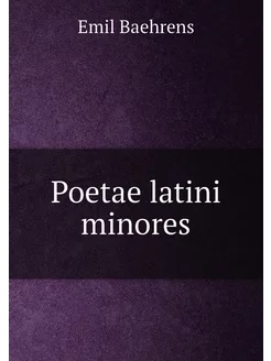 Poetae latini minores