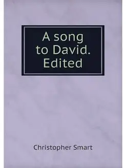 A song to David. Edited