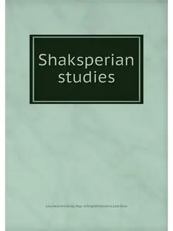 Shaksperian studies