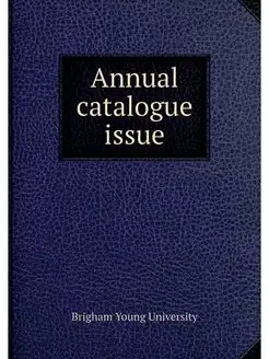 Annual catalogue issue