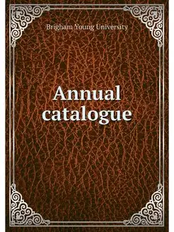 Annual catalogue