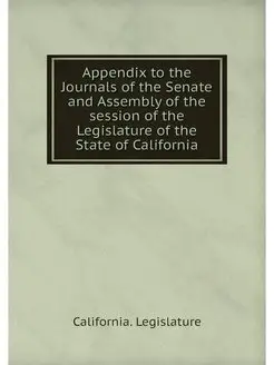 Appendix to the Journals of the Senat