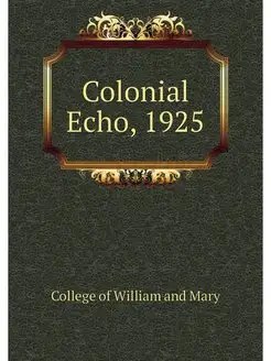 Colonial Echo, 1925