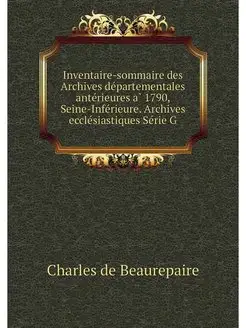 Inventaire-sommaire des Archives depa