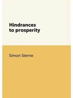 Hindrances to prosperity