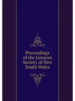 Proceedings of the Linnean Society of