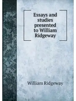 Essays and studies presented to Willi