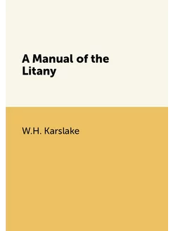 A Manual of the Litany